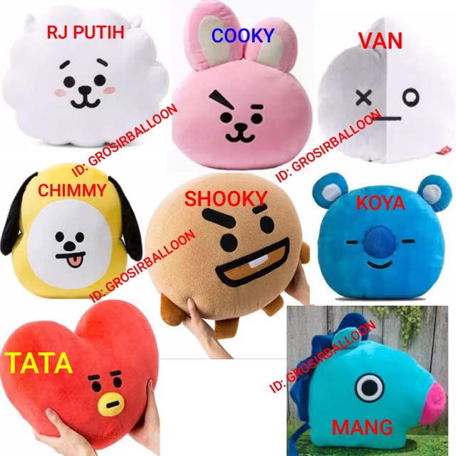 Jual Boneka Bts Bt Kpop Terbaru Bt Bangtag Kpop Karakter Boneka