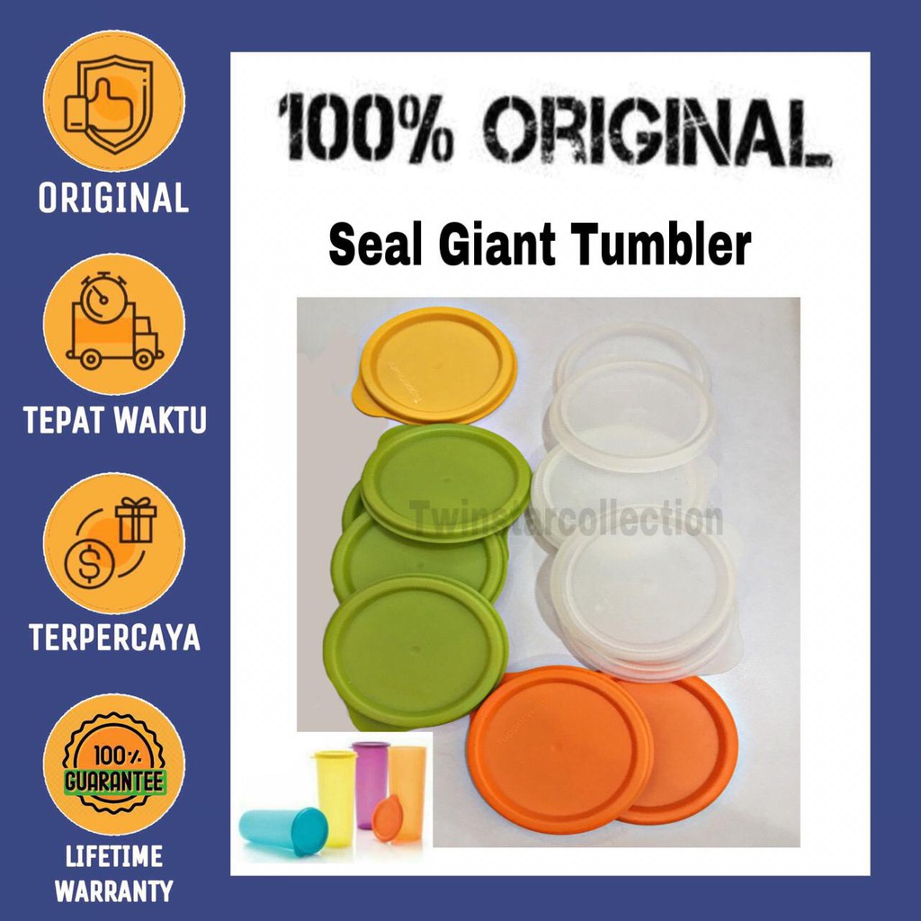 Jual Tutup Giant Seal Tumbler D 8cm Botol Minum Free Bubble Wrap