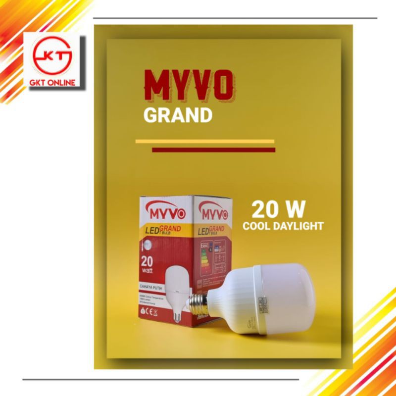 Jual Lampu Bohlam Tabung Led Watt Myvo Tabung Grand T Bulb Cool