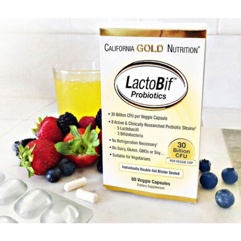 Jual California Gold Nutrition CGN Lactobif Probiotics Probiotic 30