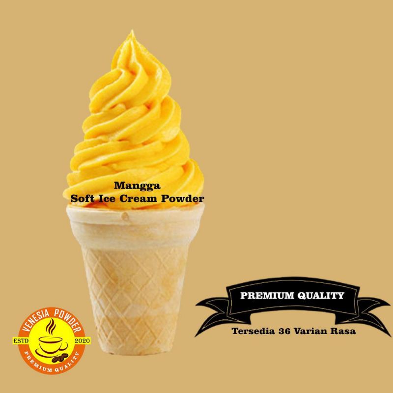 Jual Soft Ice Cream Rasa Mangga Terlaris Kg Bubuk Es Krim Mangga Kg