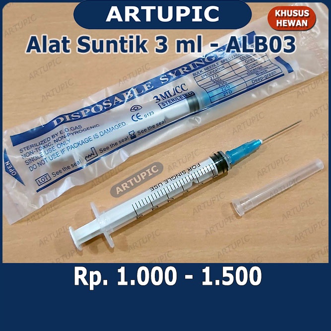 Jual Alat Suntik Hewan Spuit Ml Alb Spet Spuid Suntikan Hewan