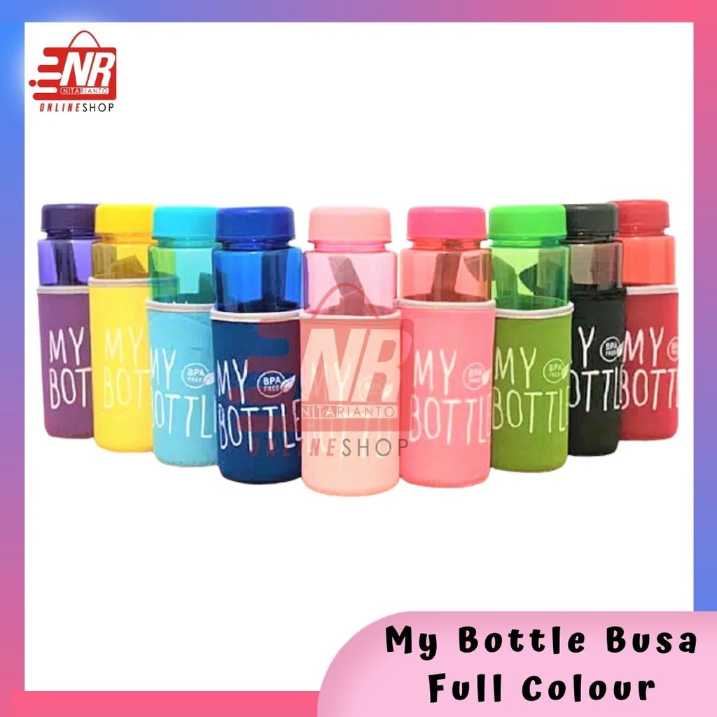 Jual My Bottle Full Colour Free Pouch Busa Botol Minum Botol