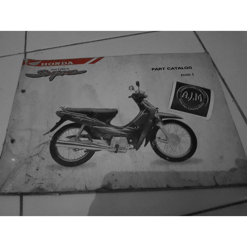 Jual Buku Part Katalog Katalogue Catalogue Catalog Copian Honda Supra