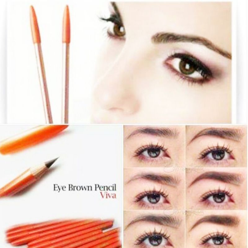 Jual EYEBROW PENSIL ALIS VIVA ORIGINAL BROWN RANDOM Shopee Indonesia