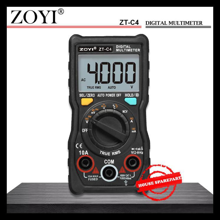 Jual Flash Sale Zoyi Zt C Auto Multimeter Digital Multitester