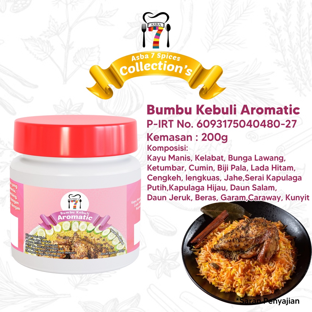 Jual Asba Bumbu Kebuli Aromatic Toples G Shopee Indonesia