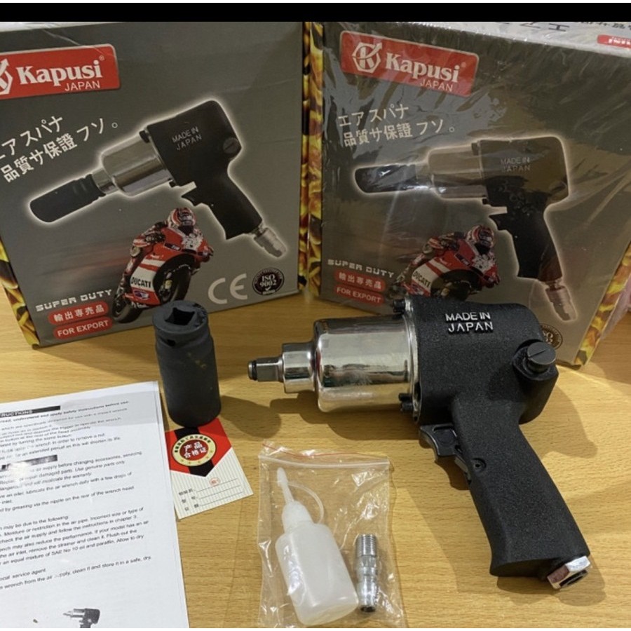 Jual Air Impact Wrench 1 2 Inch Twin Hammer Japan Shopee Indonesia