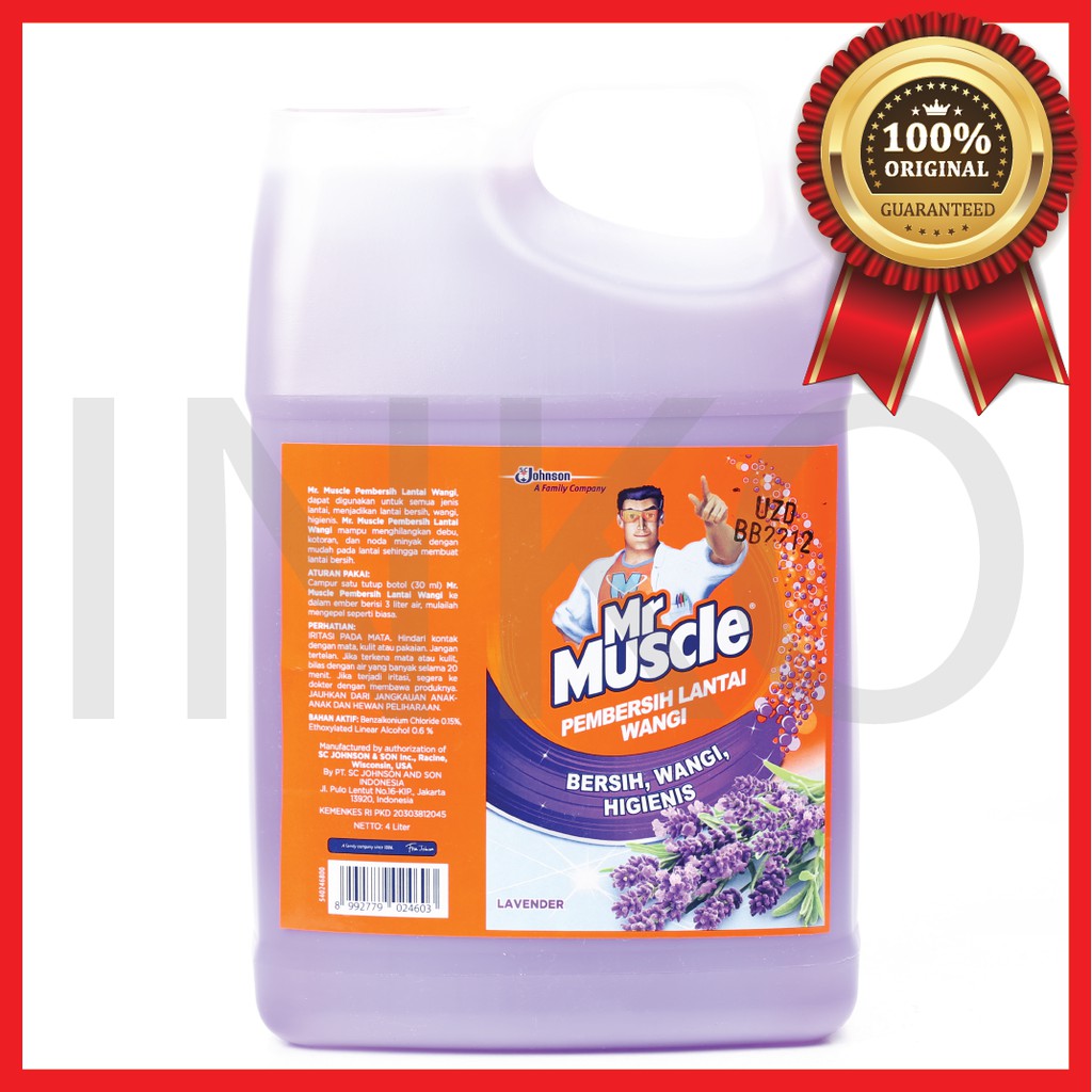 Jual Mr Muscle Axi Triguna Pembersih Lantai Wangi Lavender Jerigen L