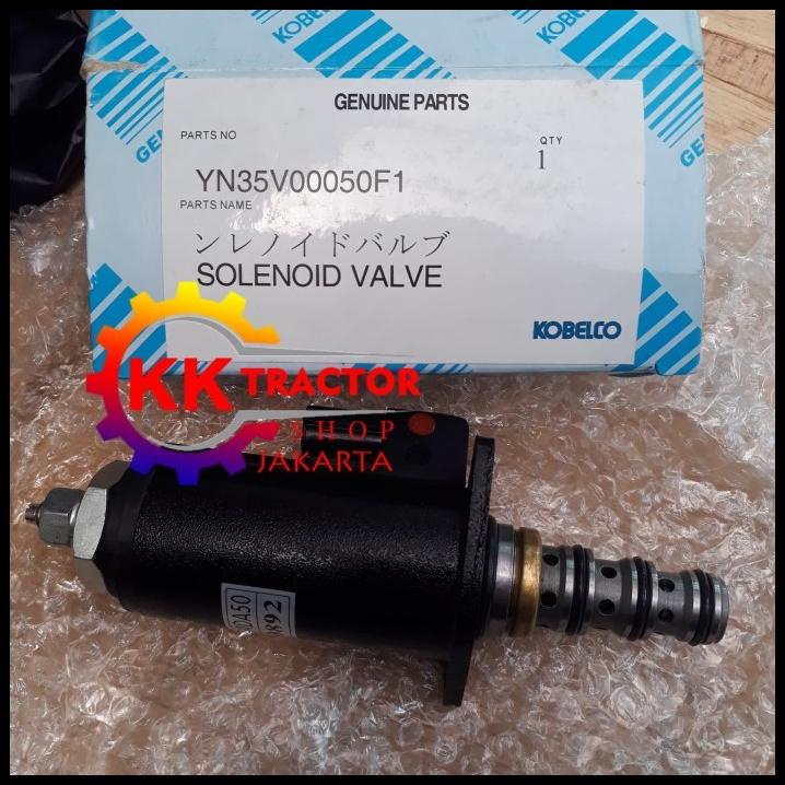 Jual Solenoid Lock Valve Yn35V00050F1 Kobelco Sk200 8 Shopee Indonesia