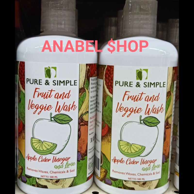 Jual Pure Simple Fruit And Veggie Wash Pencuci Buah Dan Sayur Ml