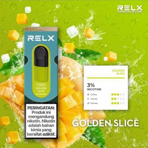 Jual RELX Infinity Pod Pro Golden Slice Mango Shopee Indonesia