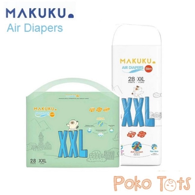 Jual Makuku Air Diapers Pants Slim Comfort Xxl Popok Bayi Celana Anti