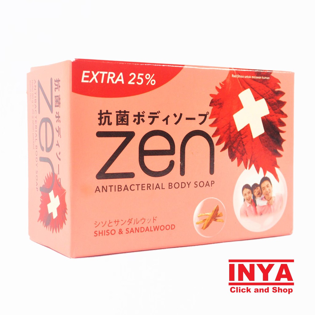 Jual Zen Shiso And Sandalwood Extra Antibacterial Body Soap Sabun