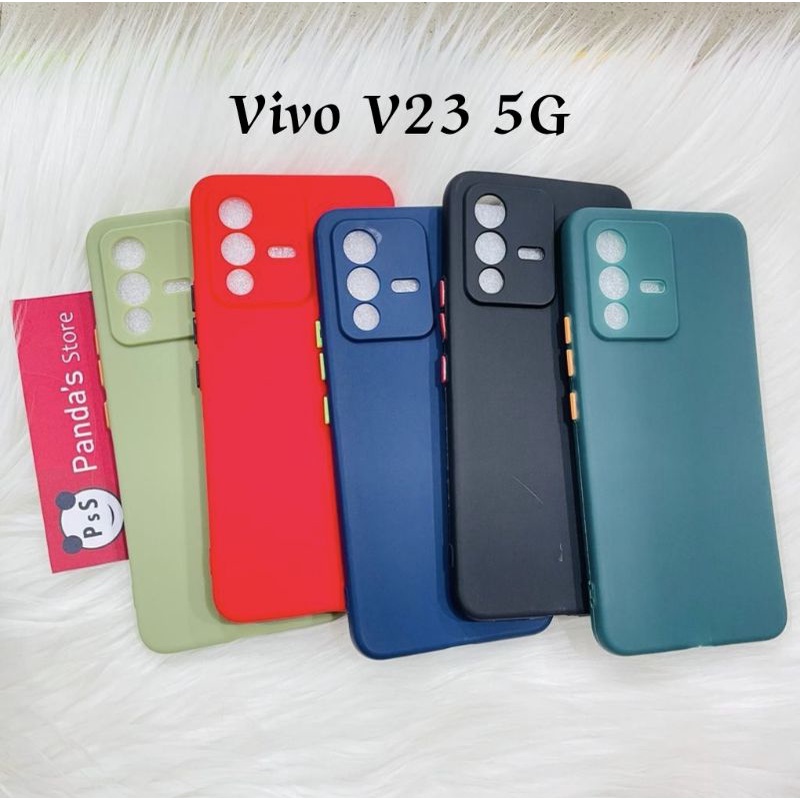 Jual Case Vivo V23 5G Babycase Pelindung Kamera Makaron Full Color