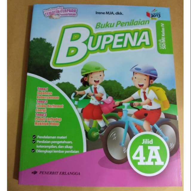 Jual Buku Penilaian Bupena Untuk SD MI Kelas 4 Jilid 4A Shopee Indonesia