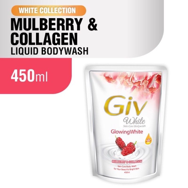 Jual GIV WHITE BODY WASH GLOWING WHITE MULBERRY COLLAGEN DAMASK