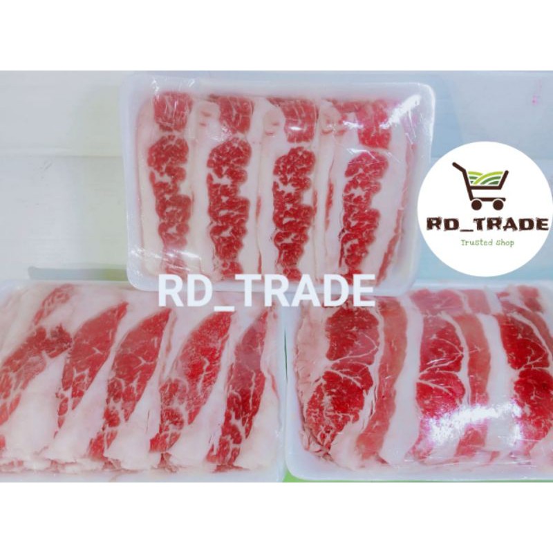 Jual Daging Slice Sapi Slice Us Beef 1kg Halal Yoshinoya Yakiniku