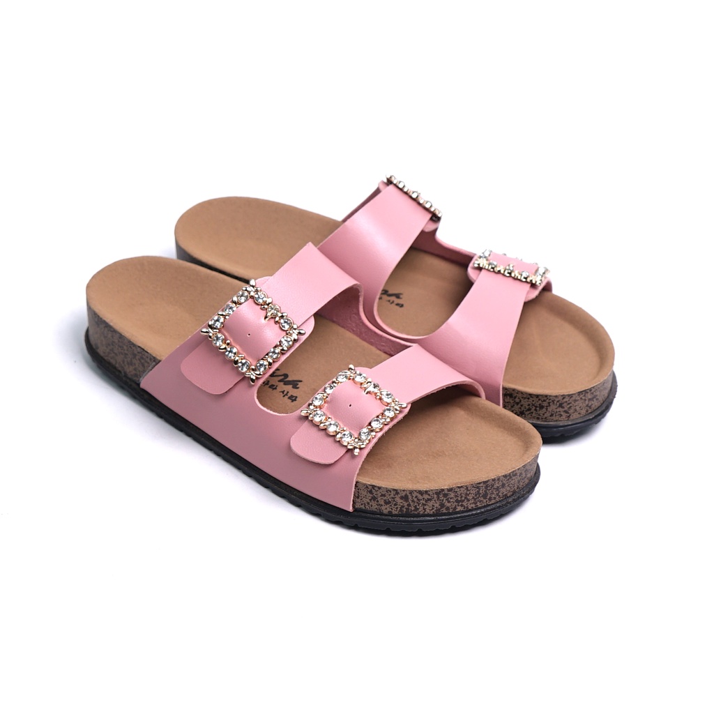 Jual SARA SARA KIMMY Sandal Wanita Casual Sandal Slop Puyuh Kekinian