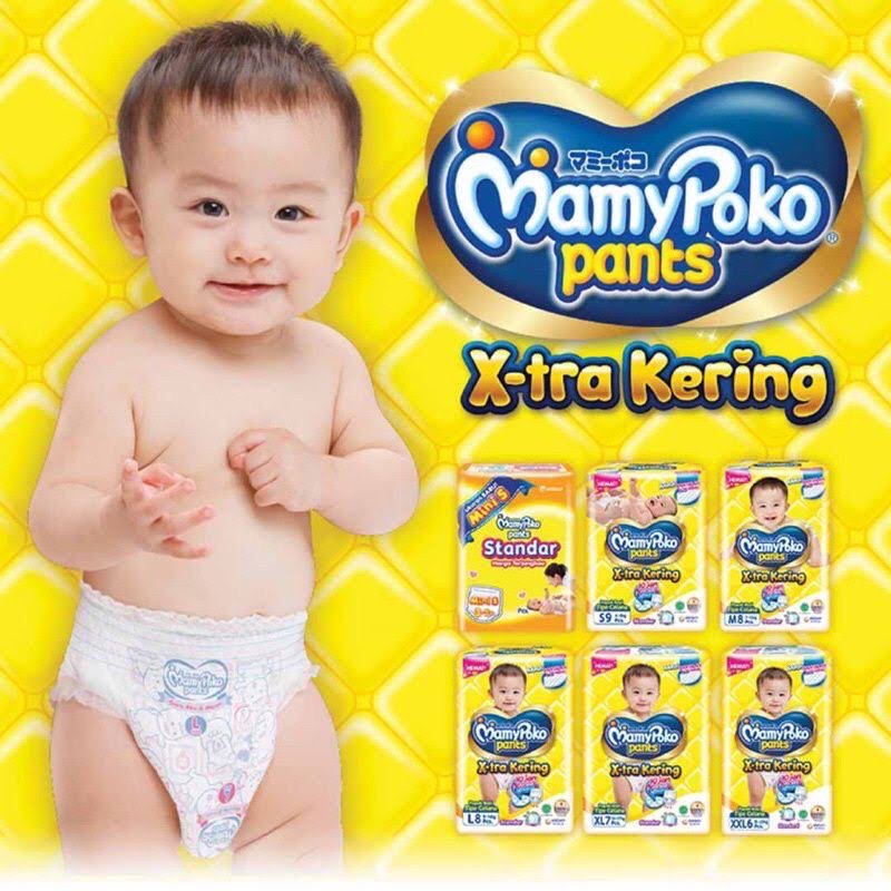 Jual Mamypoko Xtra Kering Pants Tipe Celana S38 M32 L28 XL26 XXL24 XL