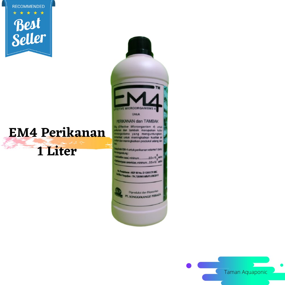 Jual EM4 PERIKANAN Dan TAMBAK 1 Liter Shopee Indonesia