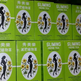 Jual Sliming Herb Tea Teh Herbal Hijau Pelangsing Alami Teabags