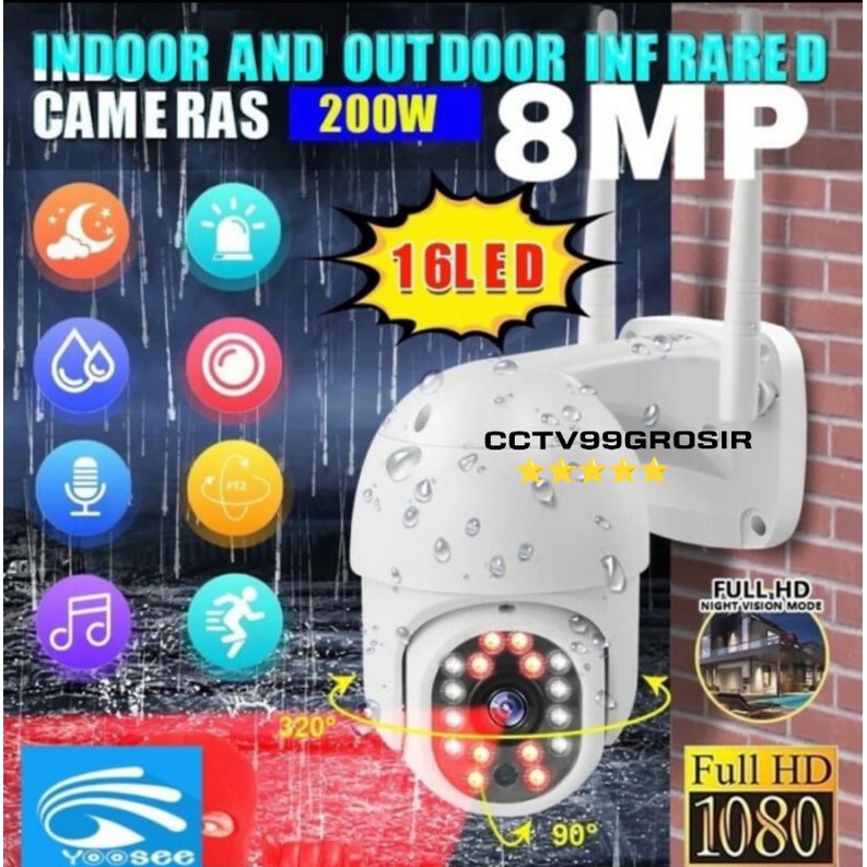 Jual Ip Cam Cctv Outdoor Mp Yoosee Wifi Kamera Ip Ptz Spped Dome