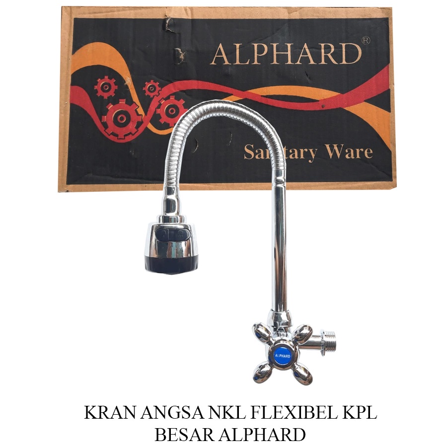 Jual Kran Air Angsa Fleksibel Tembok Wastafel Alphard Flo Shopee