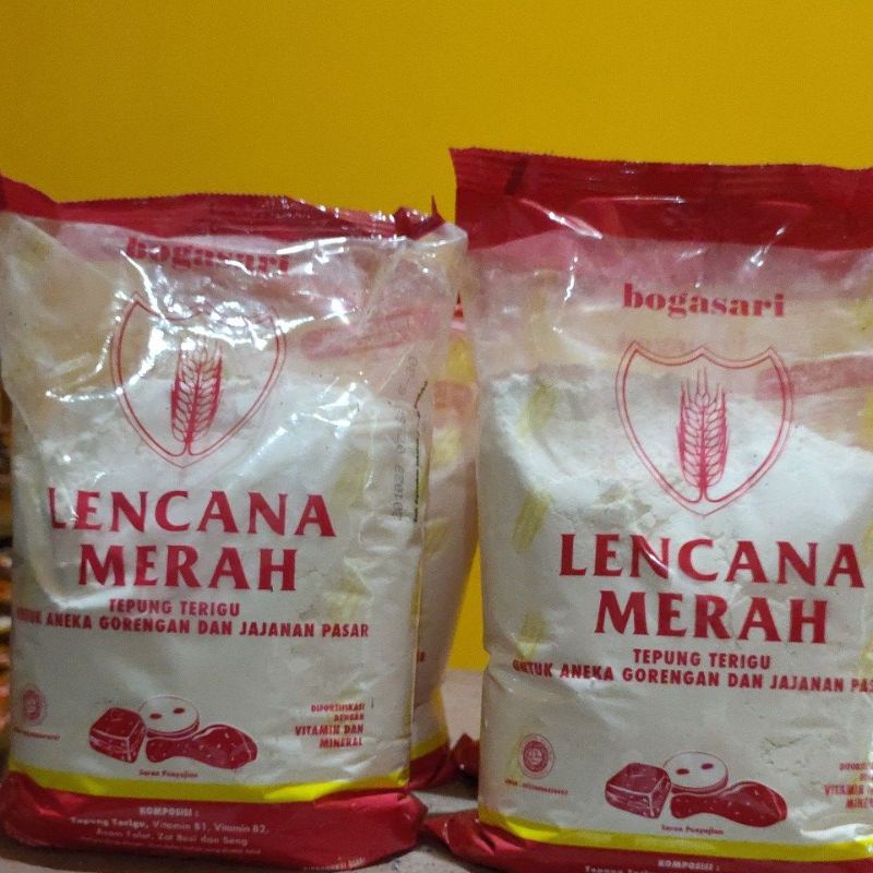 Jual Tepung Terigu Lencana Merah Kemasan 1kg Shopee Indonesia