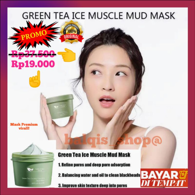 Jual Maigoole Masker Wajah Green Tea Clay Cooling Cleansing Mask