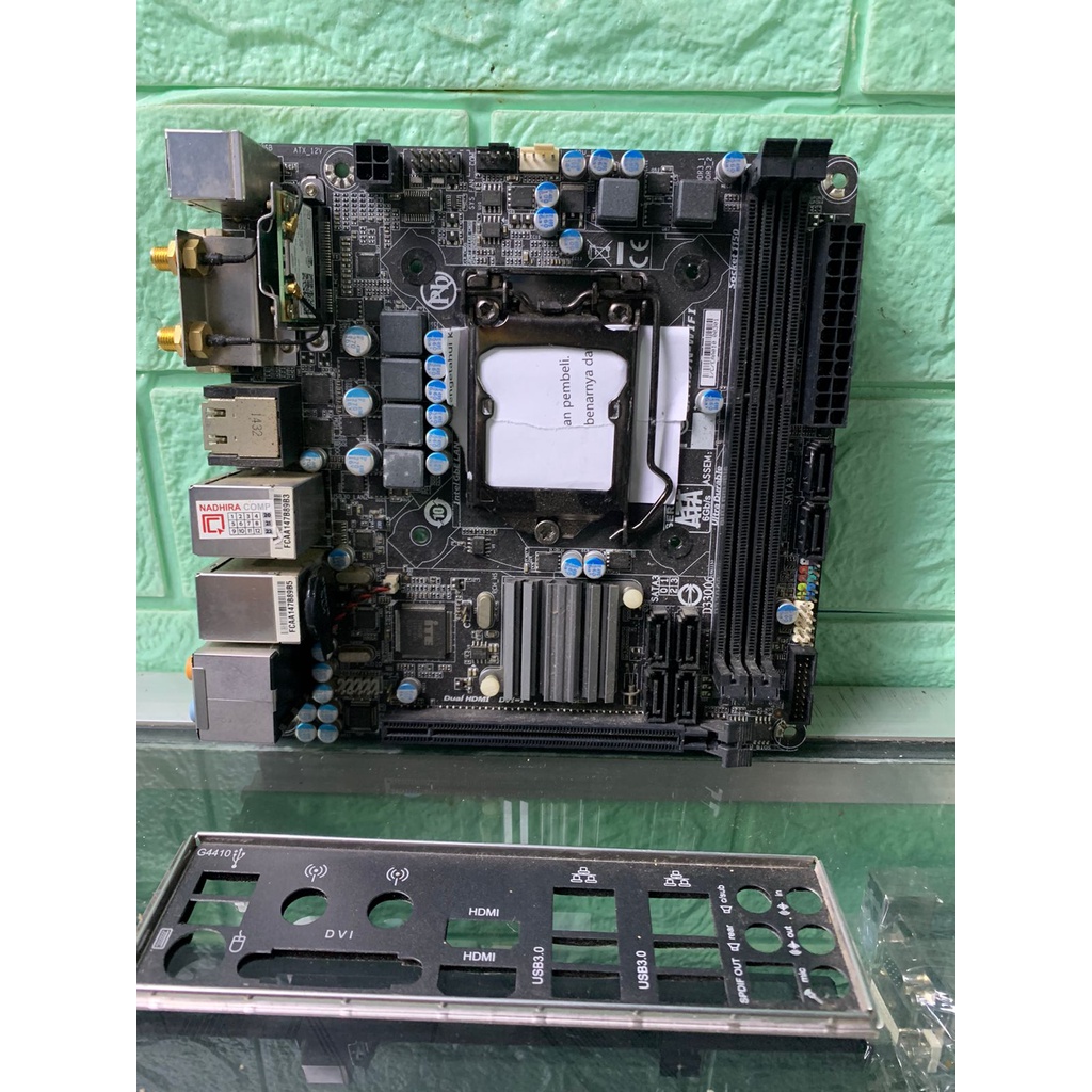 Jual Motherboard Gigabyte H N Wifi Mini Itx Shopee Indonesia