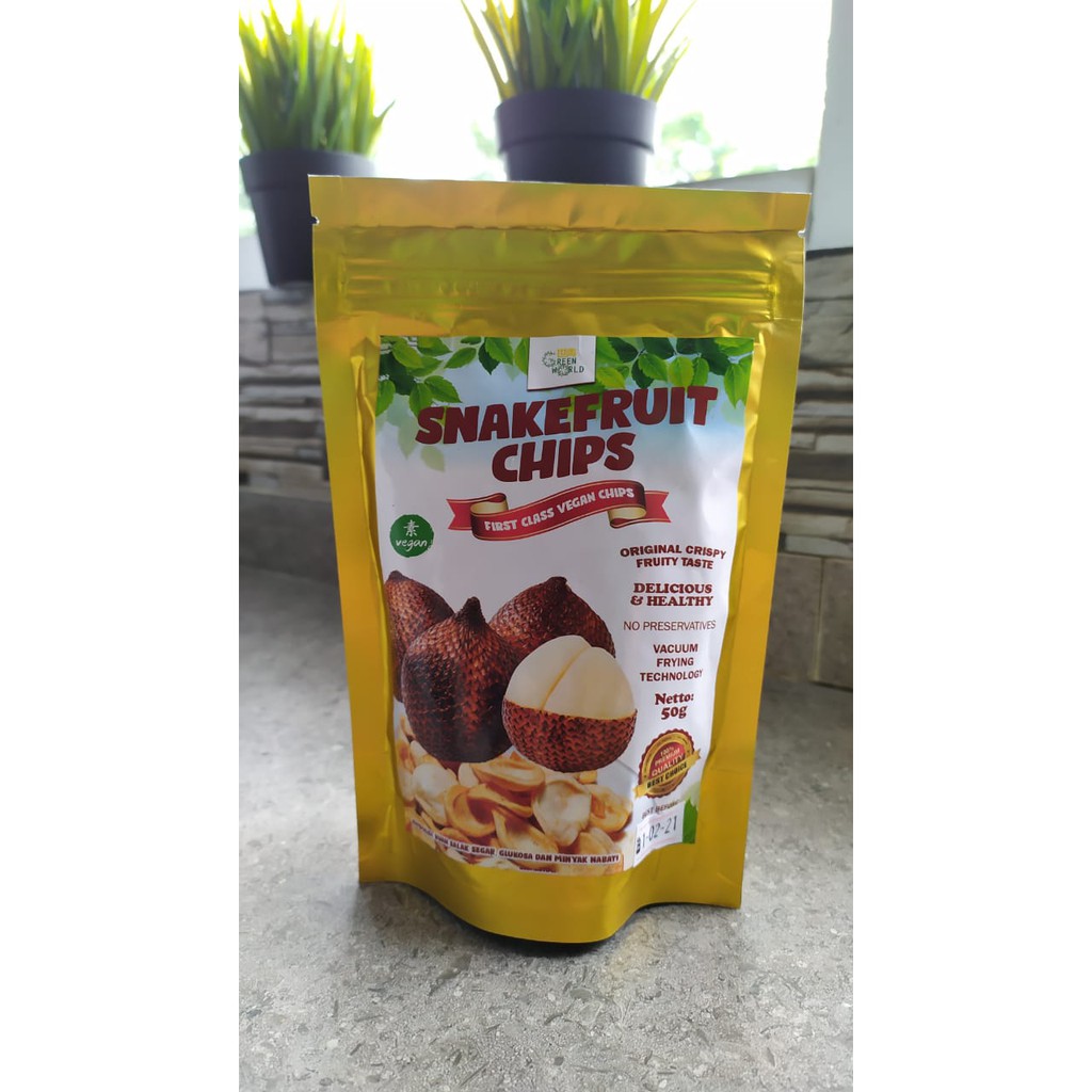 Jual SNAKEFRUIT CHIPS KERIPIK BUAH SALAK CEMILAN SEHAT VEGAN FRUIT