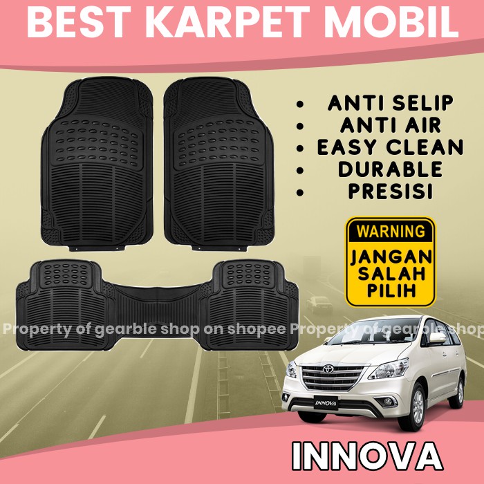 Jual Karpet Mobil Innova Alas Lantai Mobil Innova Karpet Kijang Innova