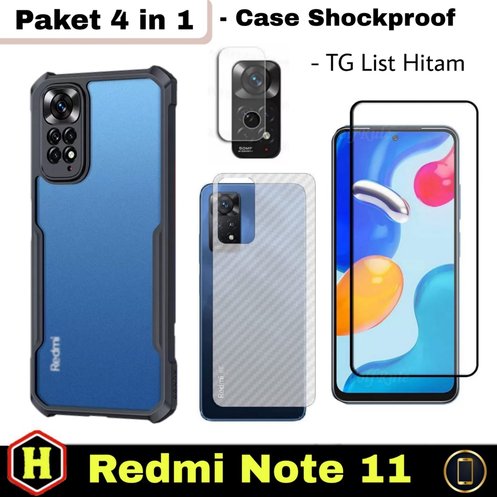 Jual New Promo Paket 4IN1 For XIAOMI REDMI NOTE 11 NOTE 11s NOTE 11