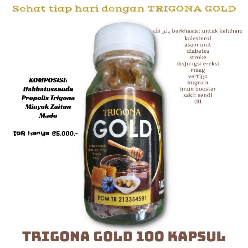 Jual Trigona Gold Kapsul Habbatussauda Propolis Trigona Shopee