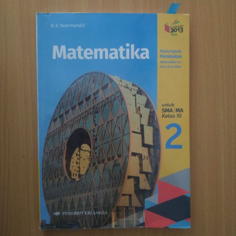 Jual Buku Matematika Peminatan Minat Kelas 11 SMA MIPA IPA B K