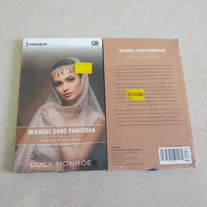 Jual Novel Harlequin Skandal Sang Pangeran Prince S Scandal Lucy Monroe