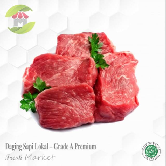 Jual Daging Sapi Potongan Rendang 1Kg Sapi Lokal Kualitas Premium