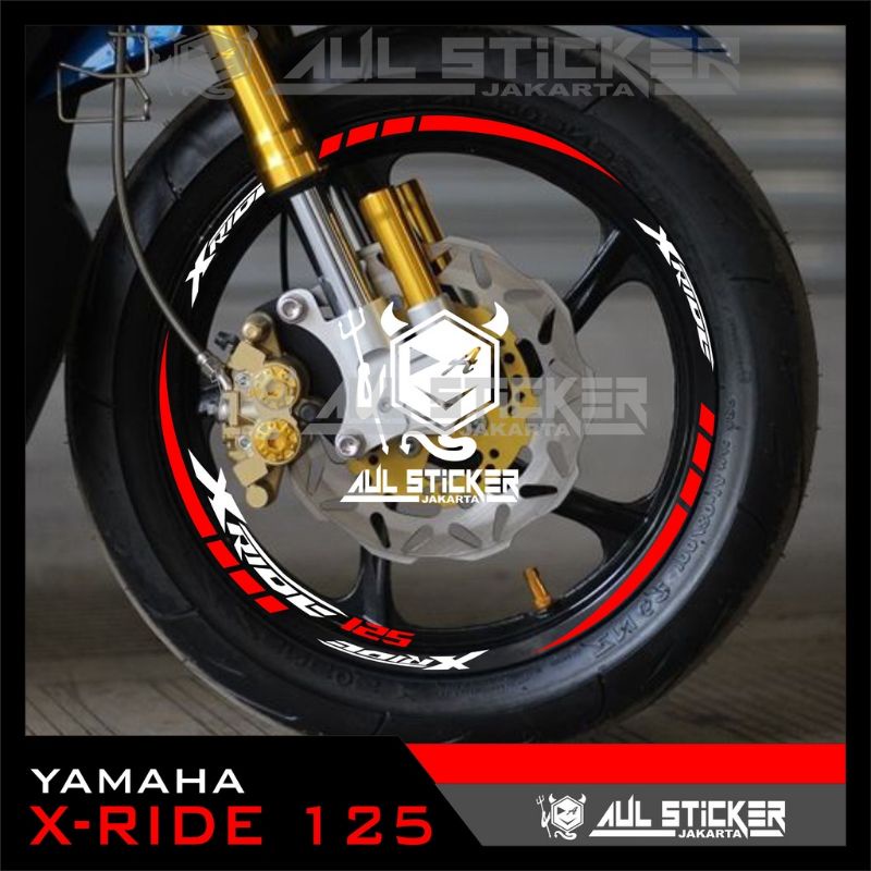 Jual Sticker Velg Yamaha X Ride Depan Belakang Shopee Indonesia