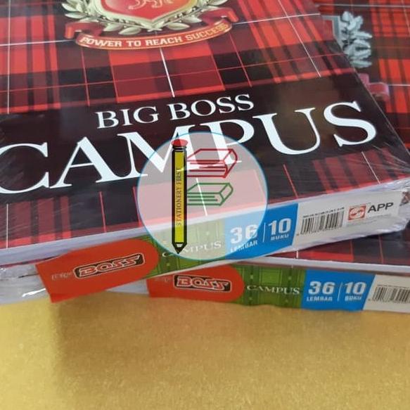 Jual Murah Belanja Buku Tulis Big Boss Campus M Lembar Per Pack Isi