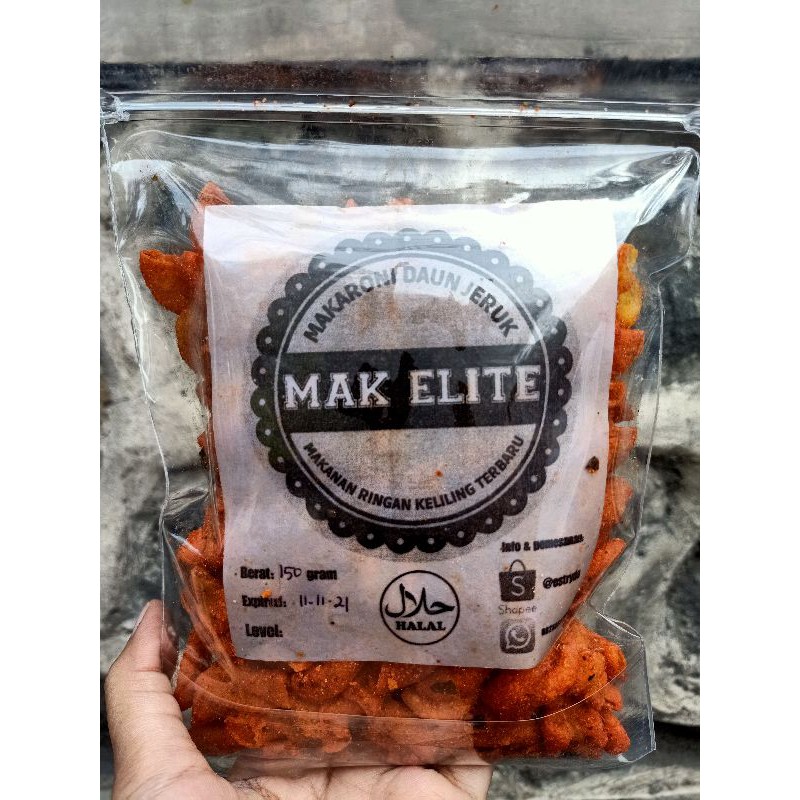 Jual Snack Camilan Jajan Makaroni Makroni Rasa Daun Jeruk Pedas Makanan