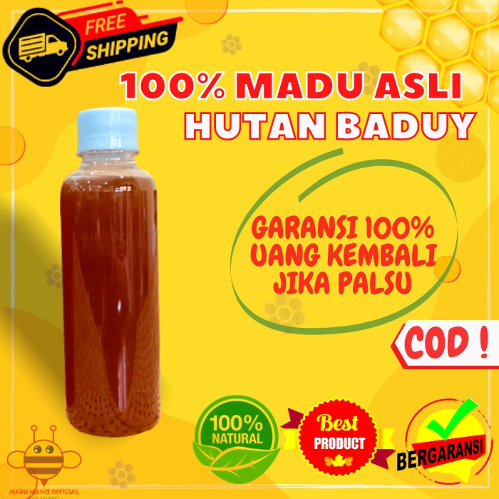 Jual Madu Asli Murni 300GR Madu Hutan Odeng Baduy 100 ASLI Raw Honey