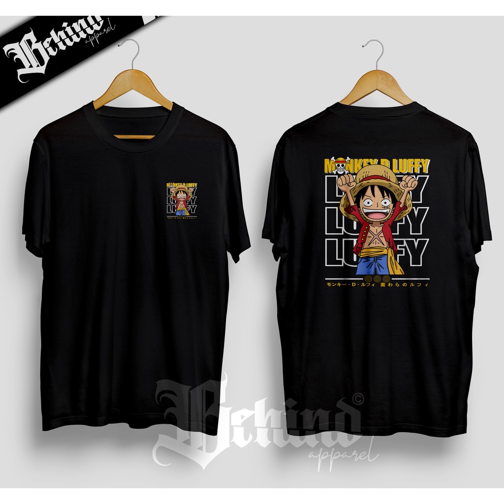 Jual Kaos One Piece Monkey D Luffy Kaos Jepang Motif Luffy Bajak Laut