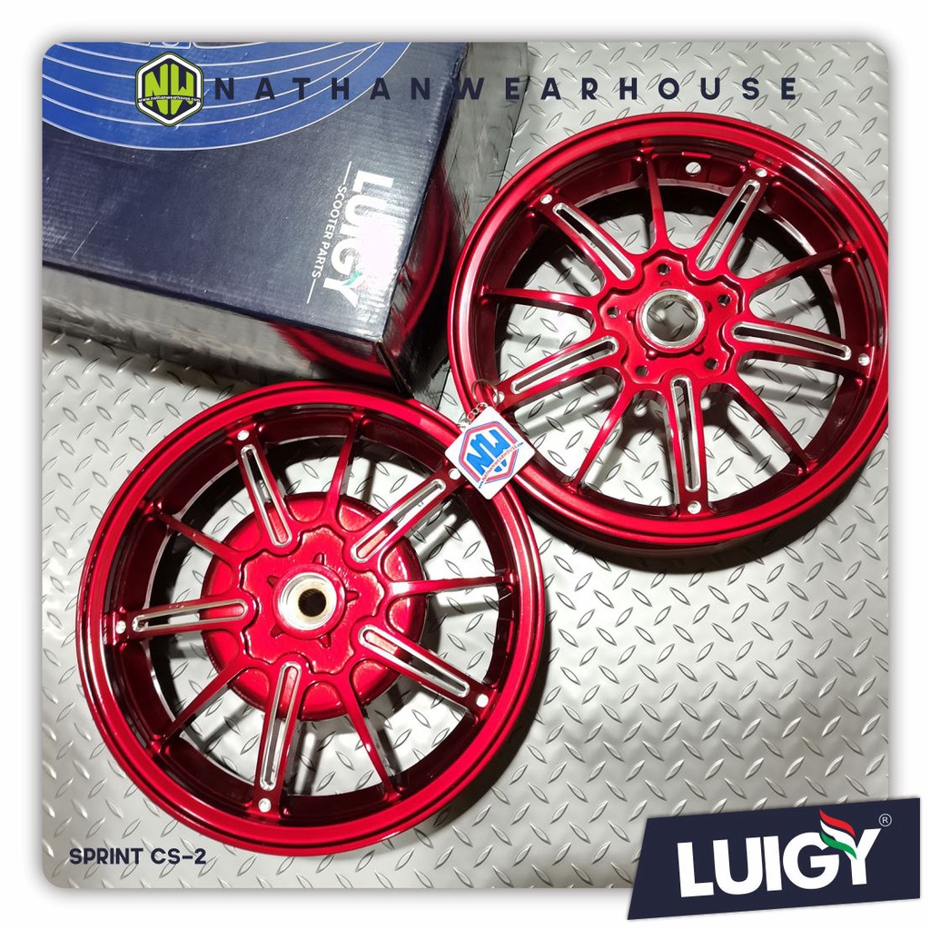 Jual Velg Luigy Model Marus Forged Vespa Sprint Primavera Red Shopee