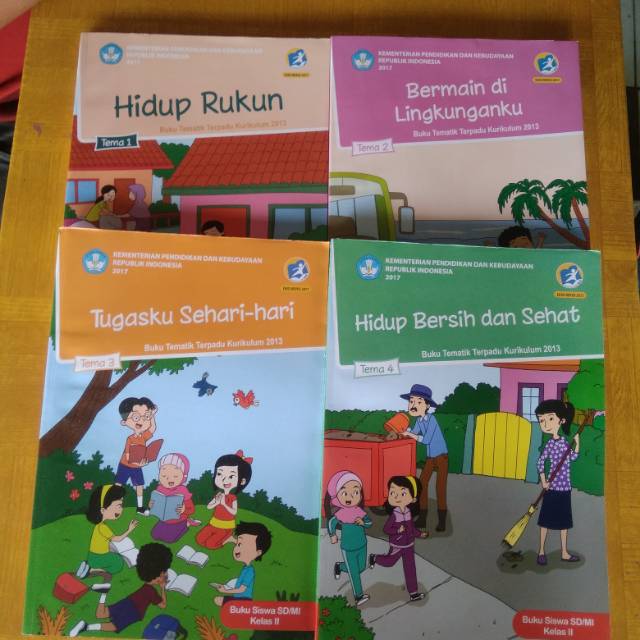 Jual BUKU TEMA KELAS 2 TEMA 1 SAMPAI 4 UNTUK SEMESTER 1 EDISI TERBARU