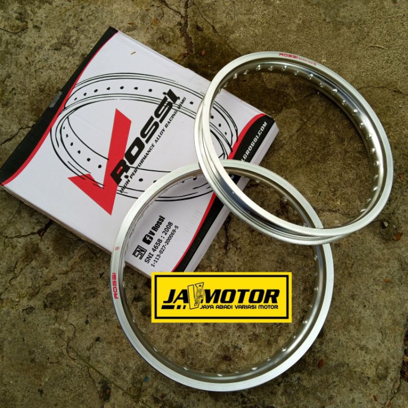 Jual VELG ROSSI RING 18 185 215 H36 SILVER VELG VROSSI Shopee Indonesia