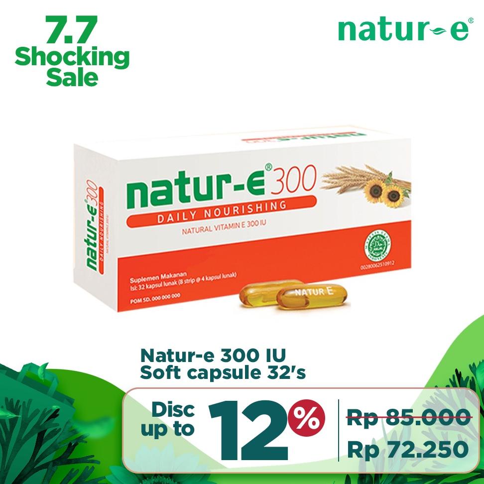 Jual Promo Natur E 300 Iu Soft Capsule 32 S Danur32S Shopee Indonesia