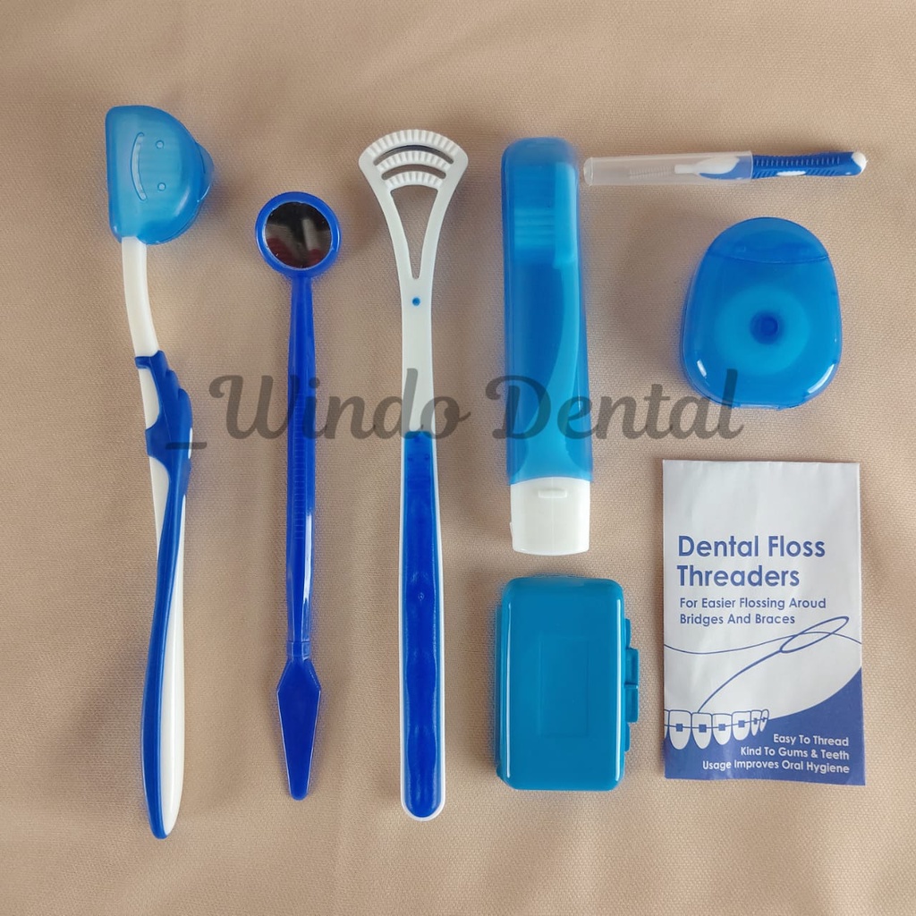 Jual SIKAT GIGI ORTHO KIT ORTHODONTIC KIT DENTAL SIKAT BEHEL LENGKAP