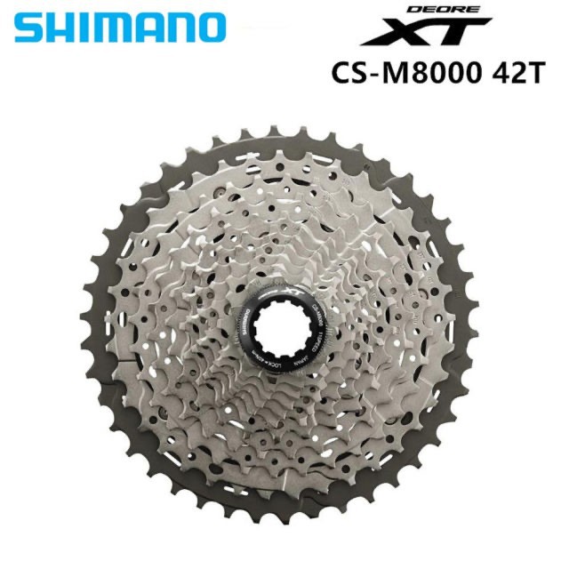 Jual Sprocket Sepeda Shimano Deore XT CS M8000 11 42 T M8000 Shopee