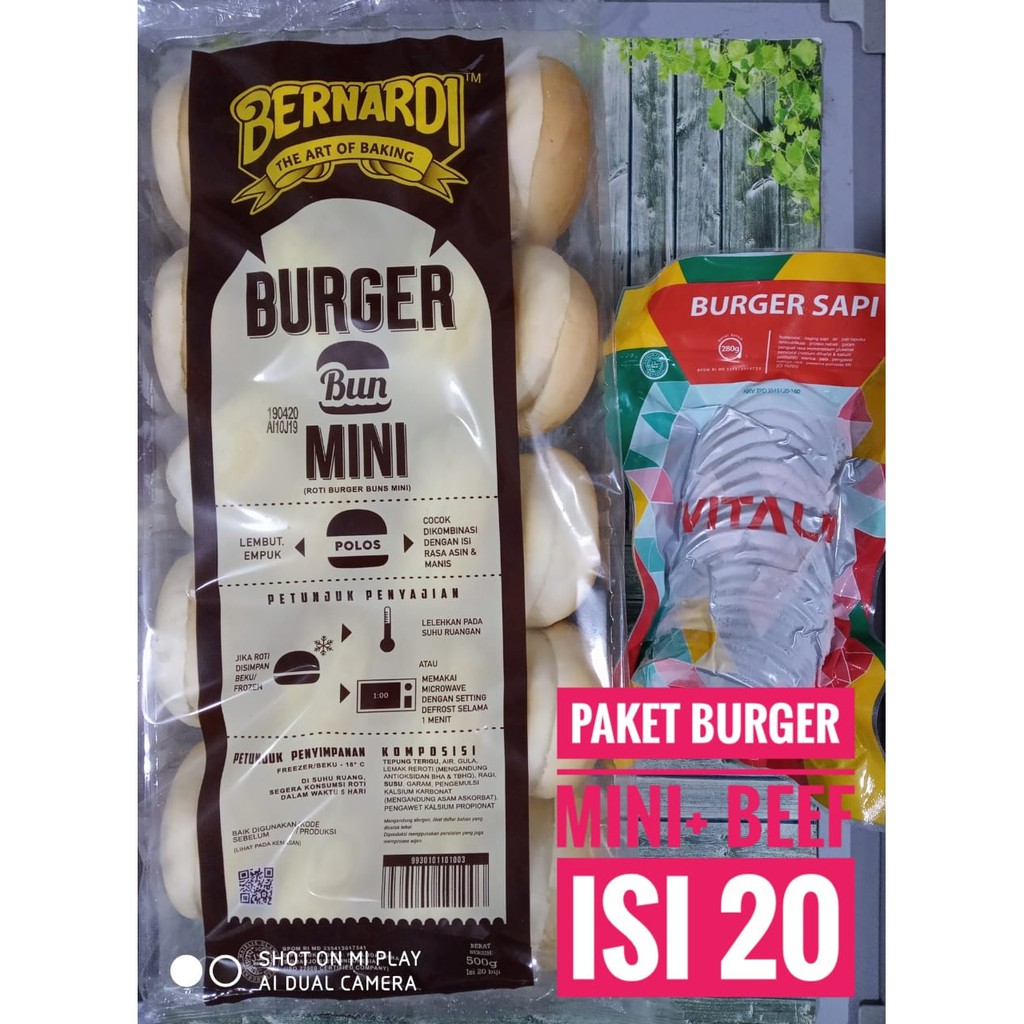 Jual Paket Burger Bernardi Dan Vitalia Shopee Indonesia